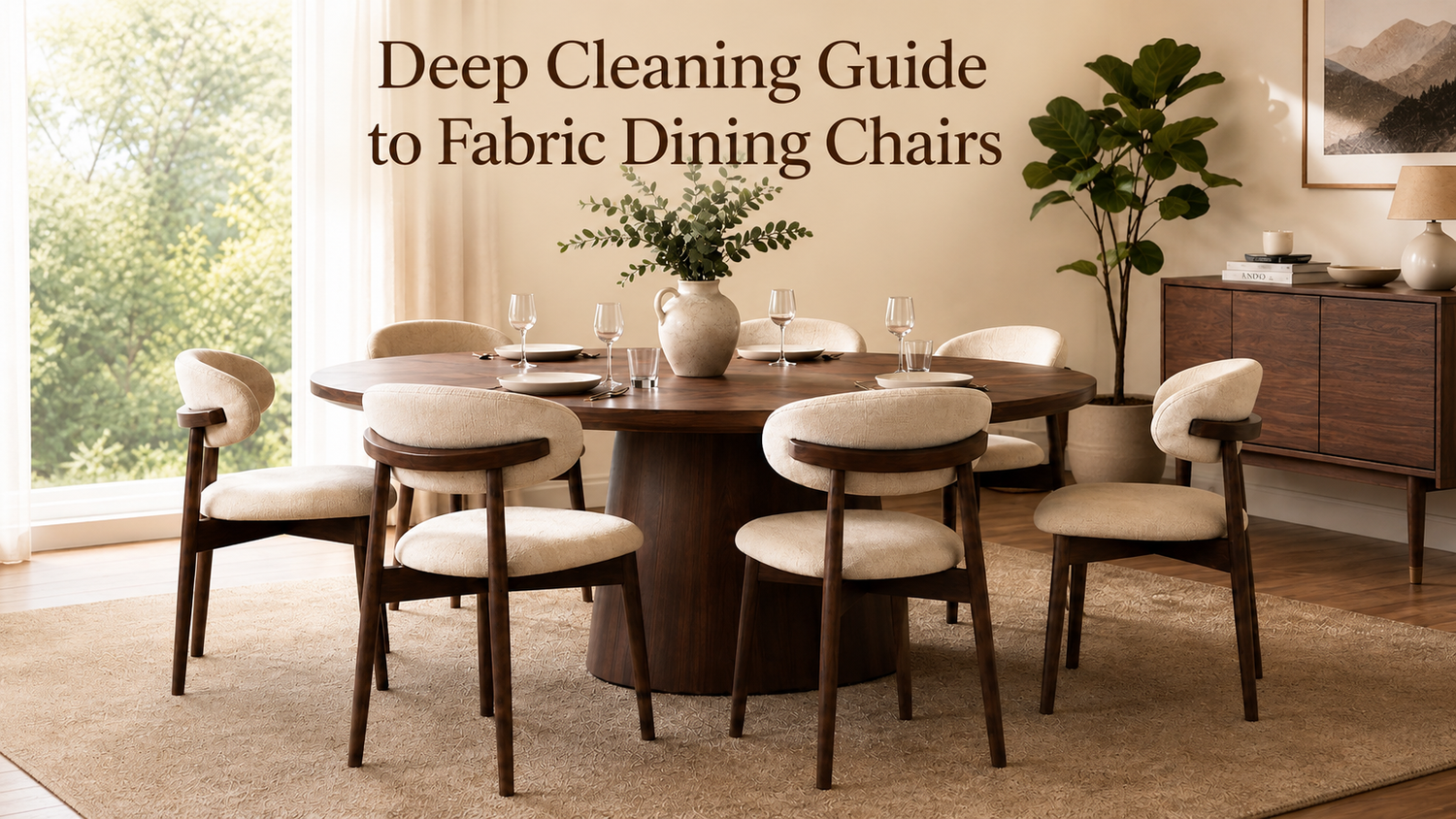 How to Clean Fabric Dining Chairs: The Deep Cleaning Guide
