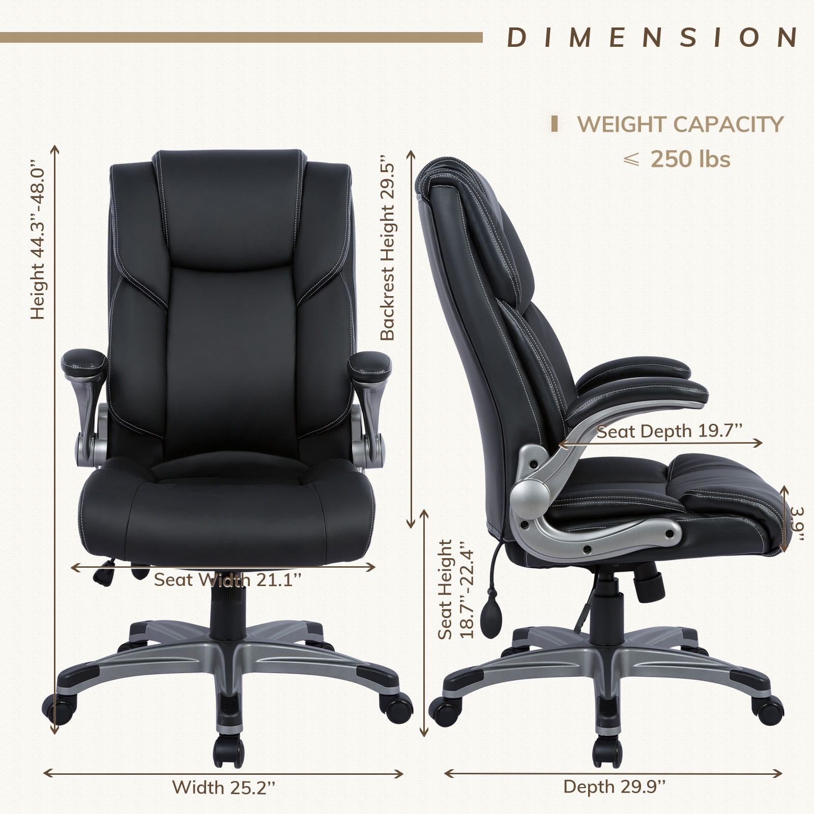 COLAMY GUARDIAN Managerial Office Chair