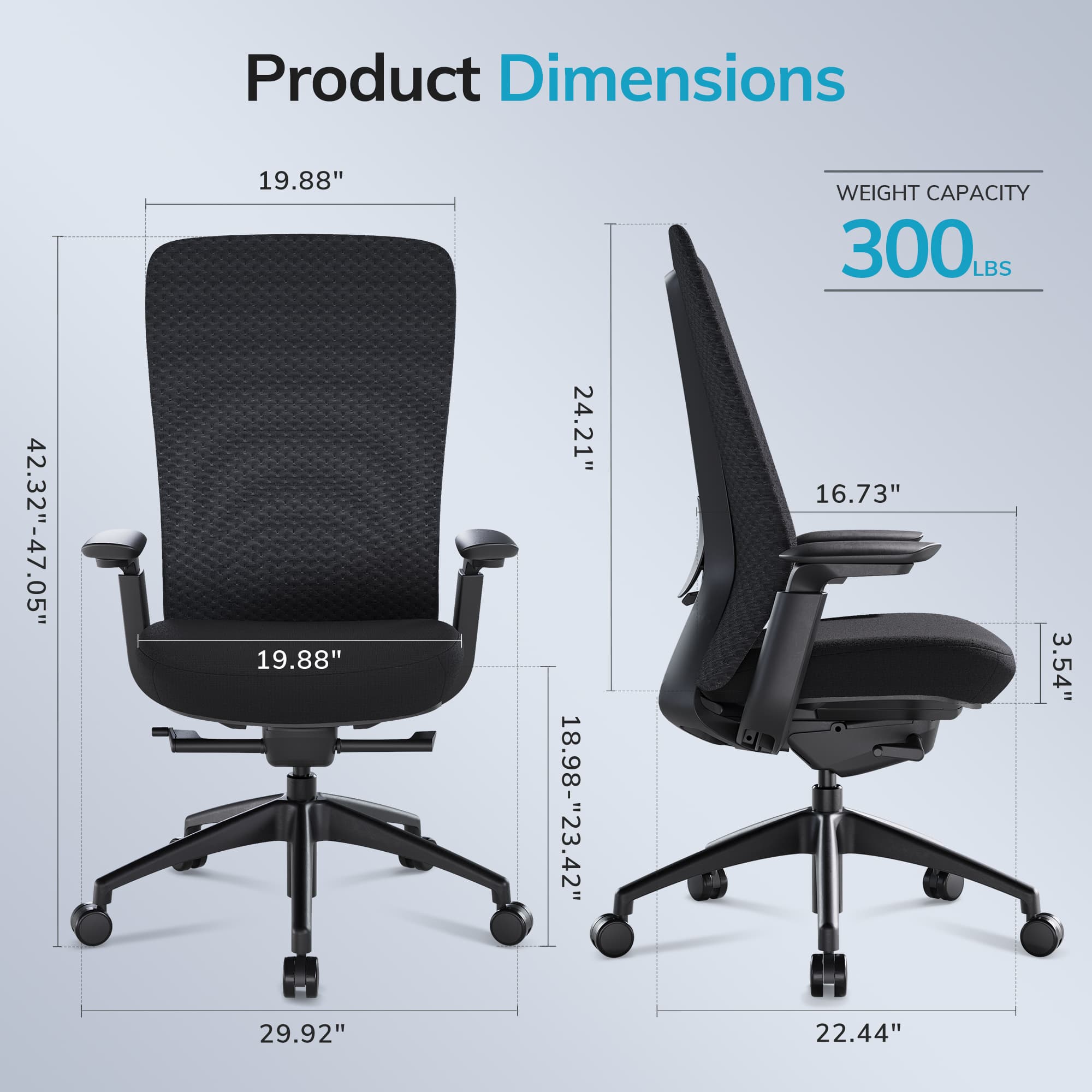 COLAMY NEZA Contemporary Office Office Chair