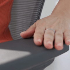 Chaise de bureau ergonomique exécutive COLAMY ATLAS