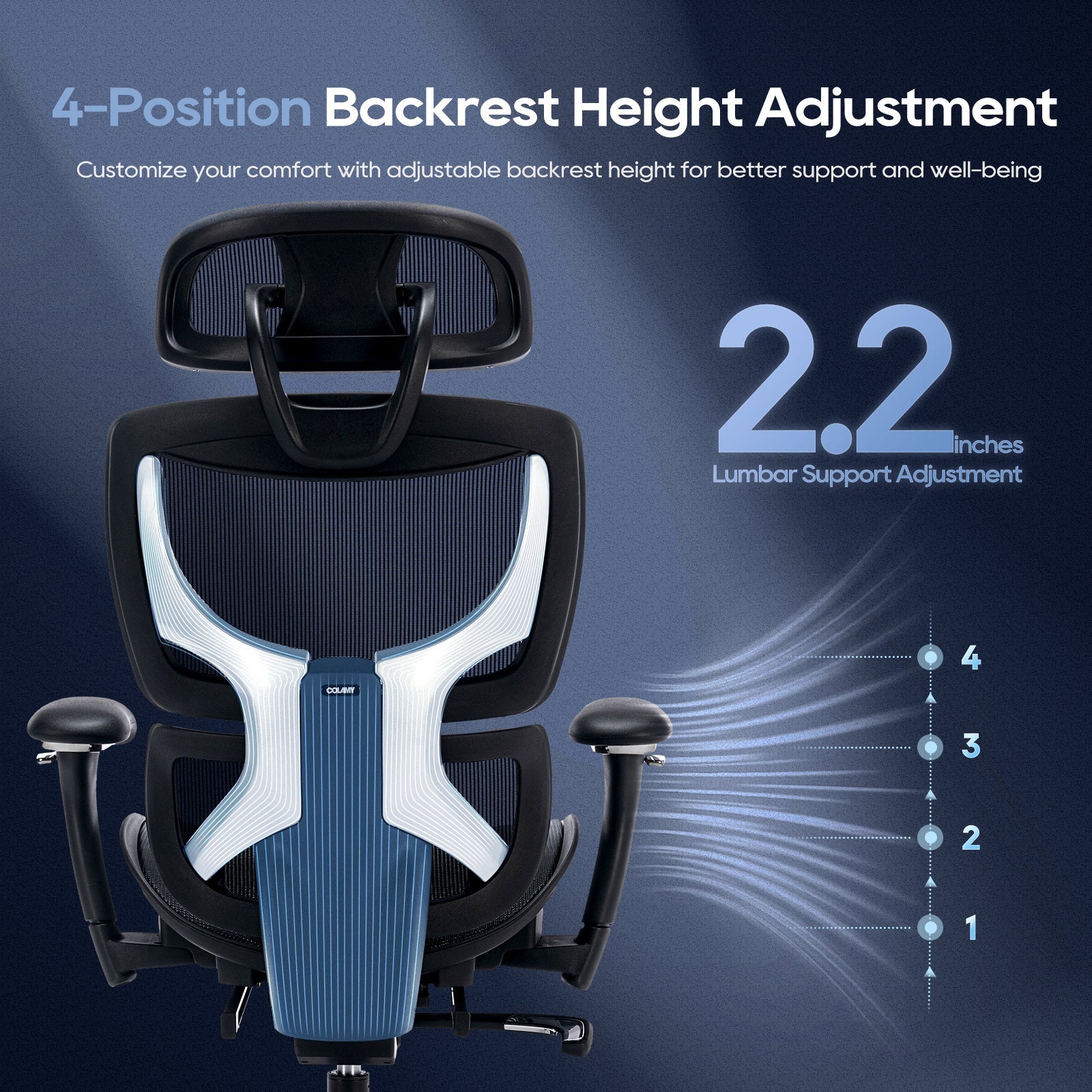 COLAMY AERIX Futuristic Ergonomic Office Chair