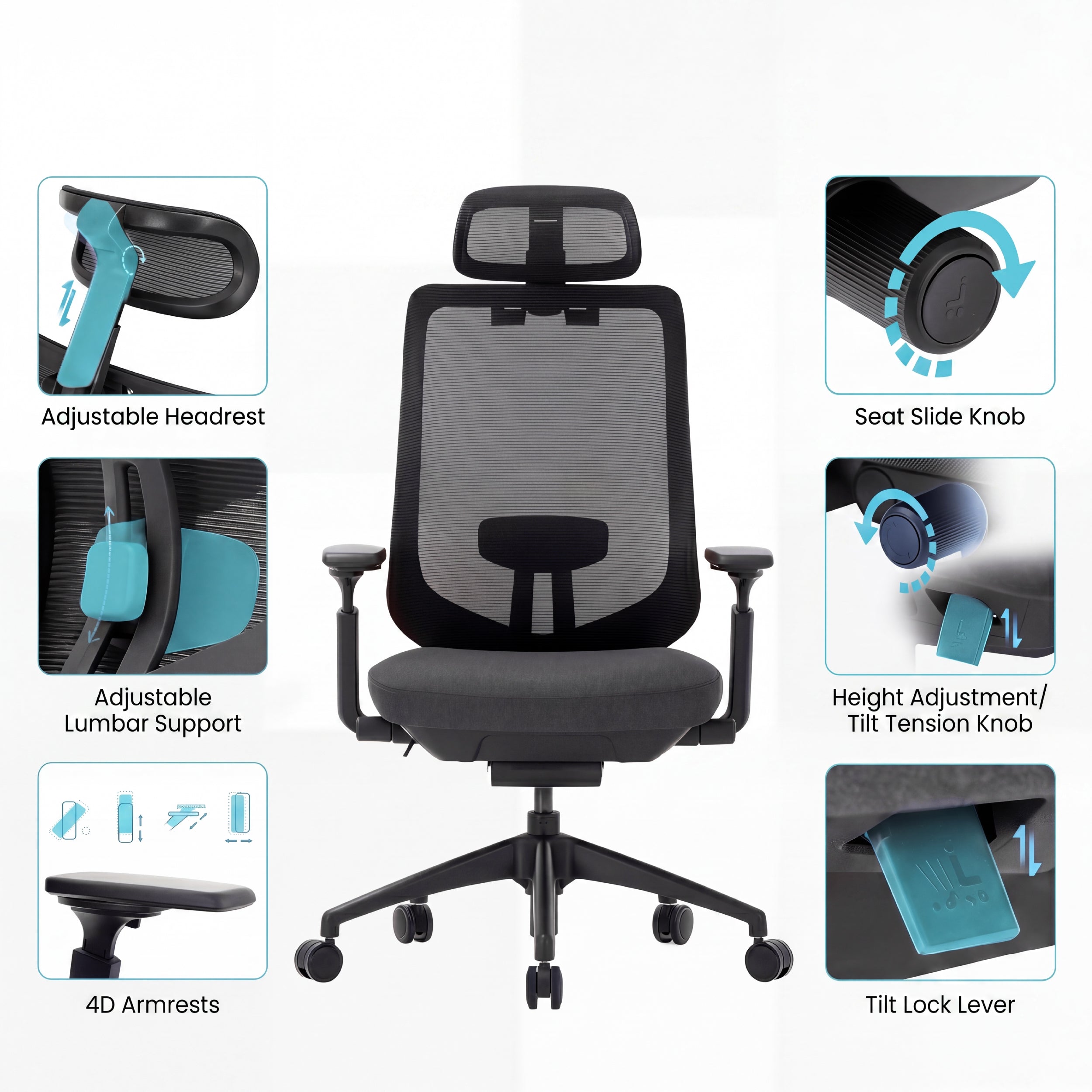 COLAMY ATLAS-01 Executive Ergonomic Office Chair