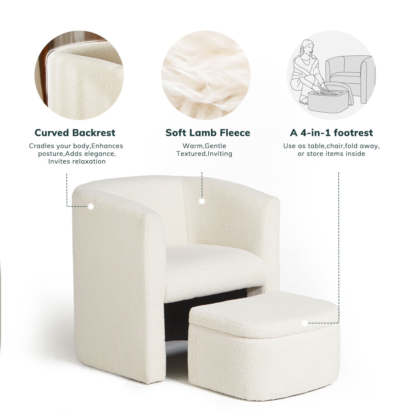 Chaise d'appoint minimaliste contemporaine COLAMY NUIA