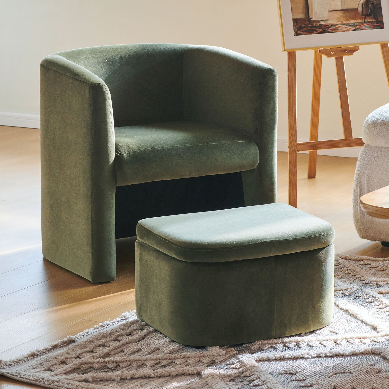 COLAMY NUIA Contemporary Minimalist Accent Chair