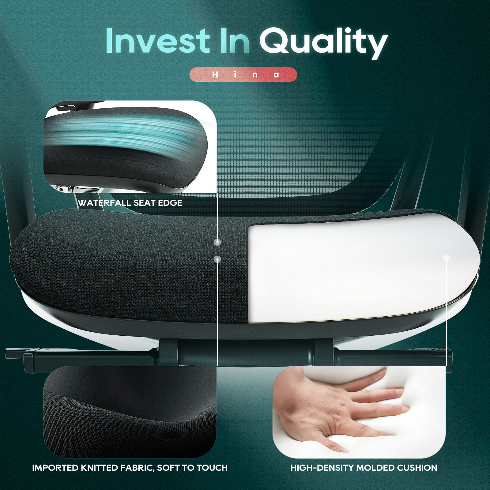 COLAMY HINA Modern Ergonomic Office Chair