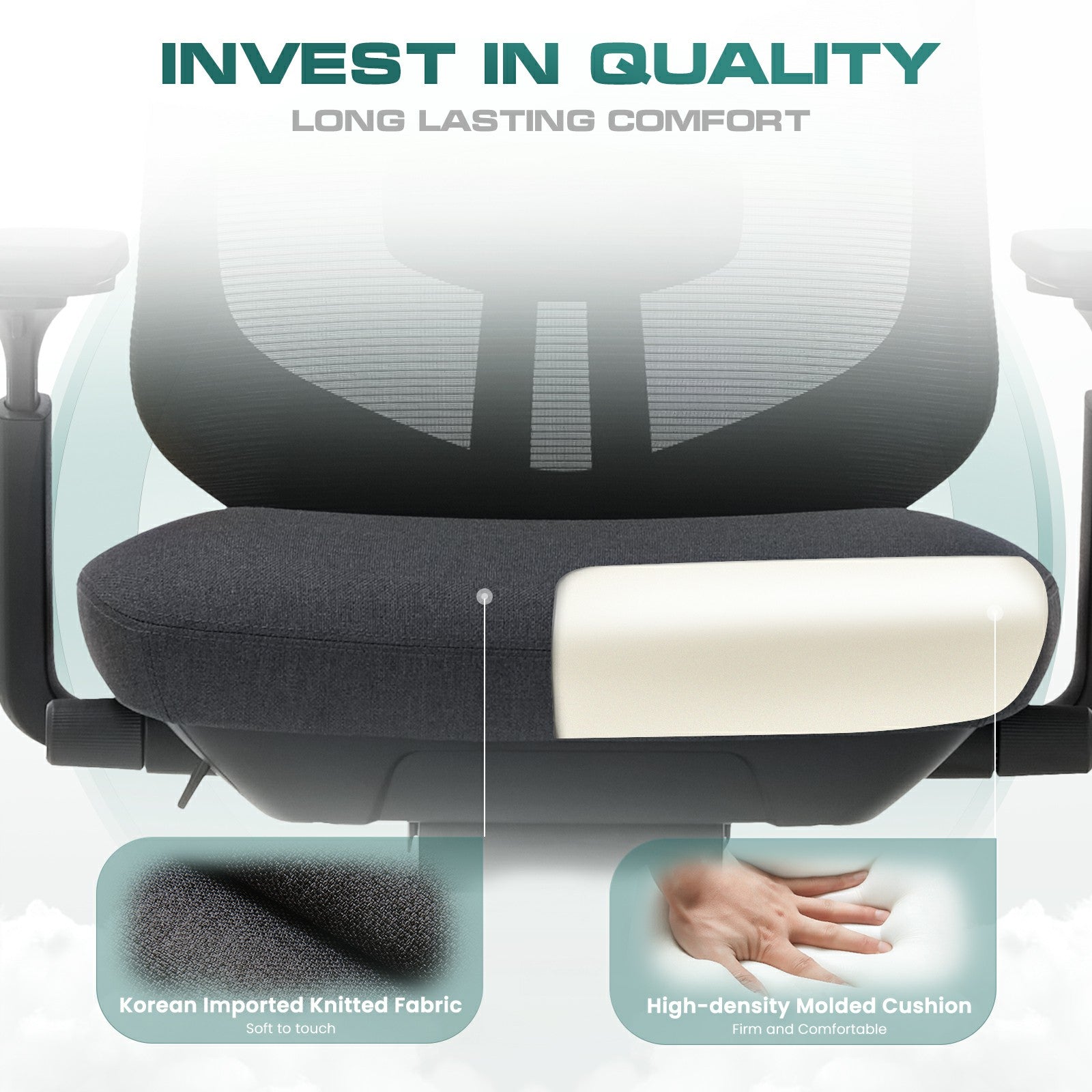 Chaise de bureau ergonomique exécutive COLAMY ATLAS-01