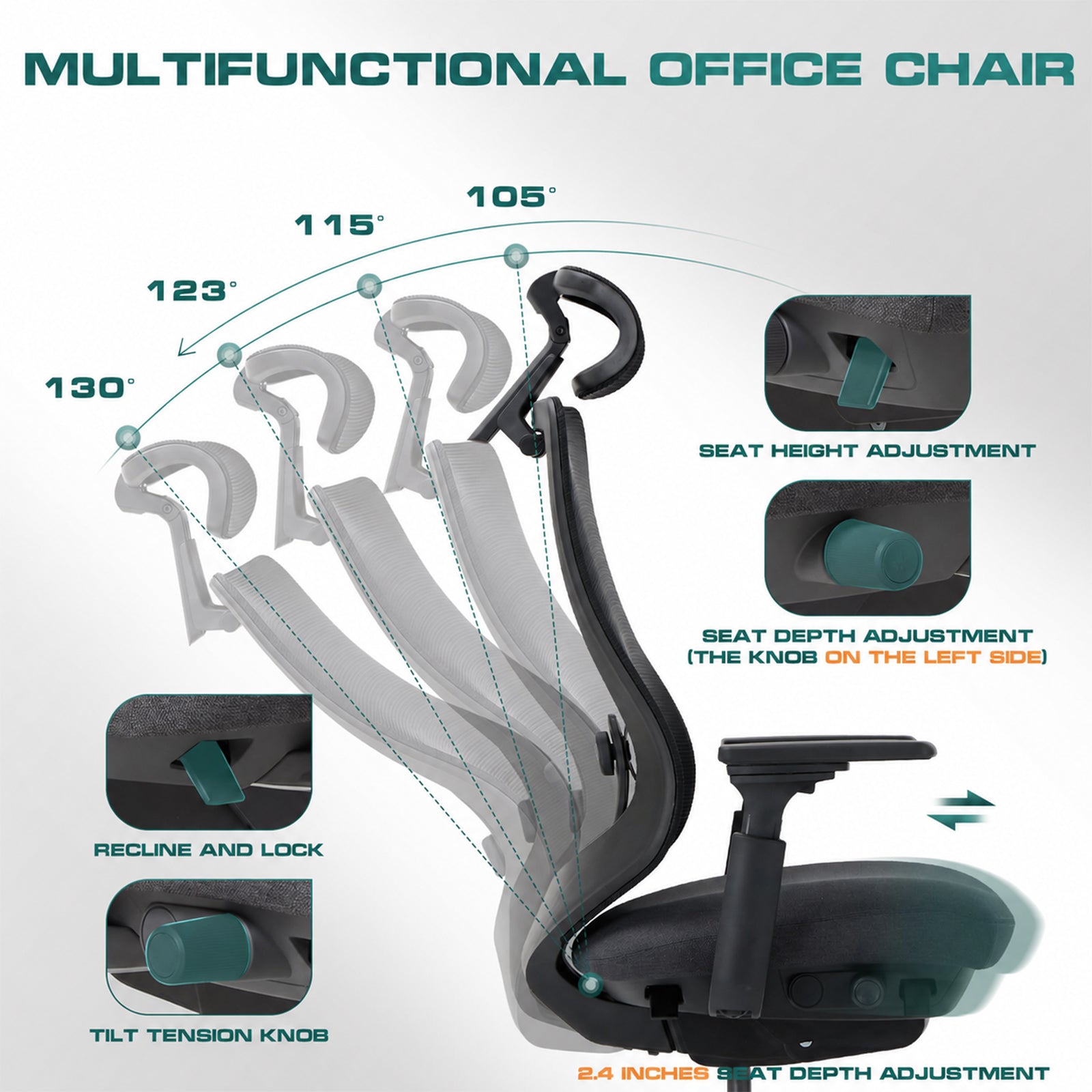 COLAMY ATLAS-01 Executive Ergonomic Office Chair