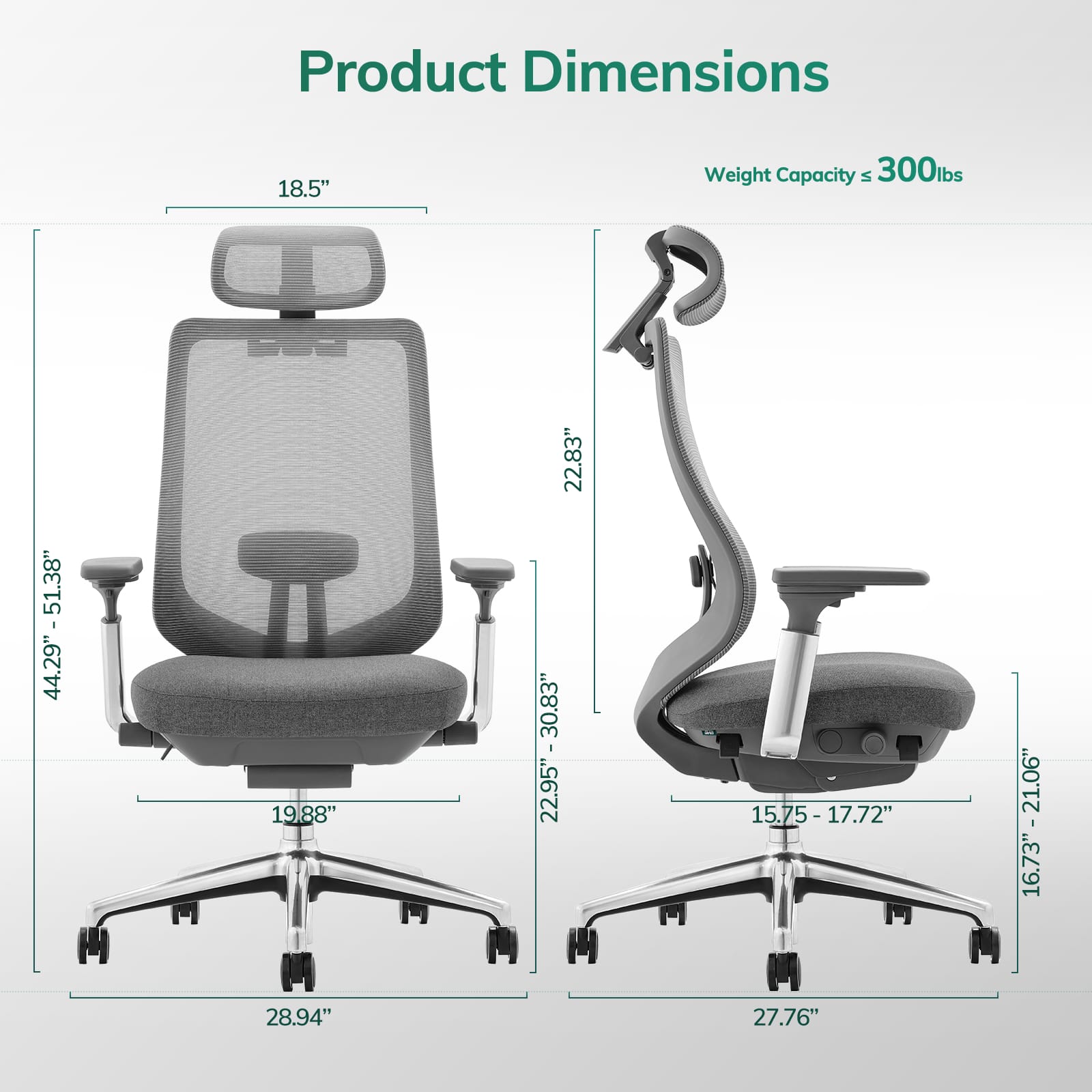 COLAMY ATLAS Executive Ergonomic Office Chair
