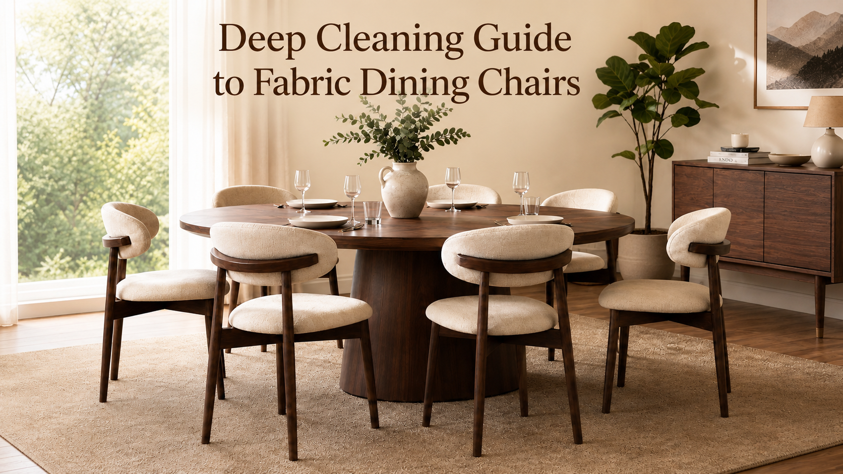 How to Clean Fabric Dining Chairs: The Deep Cleaning Guide