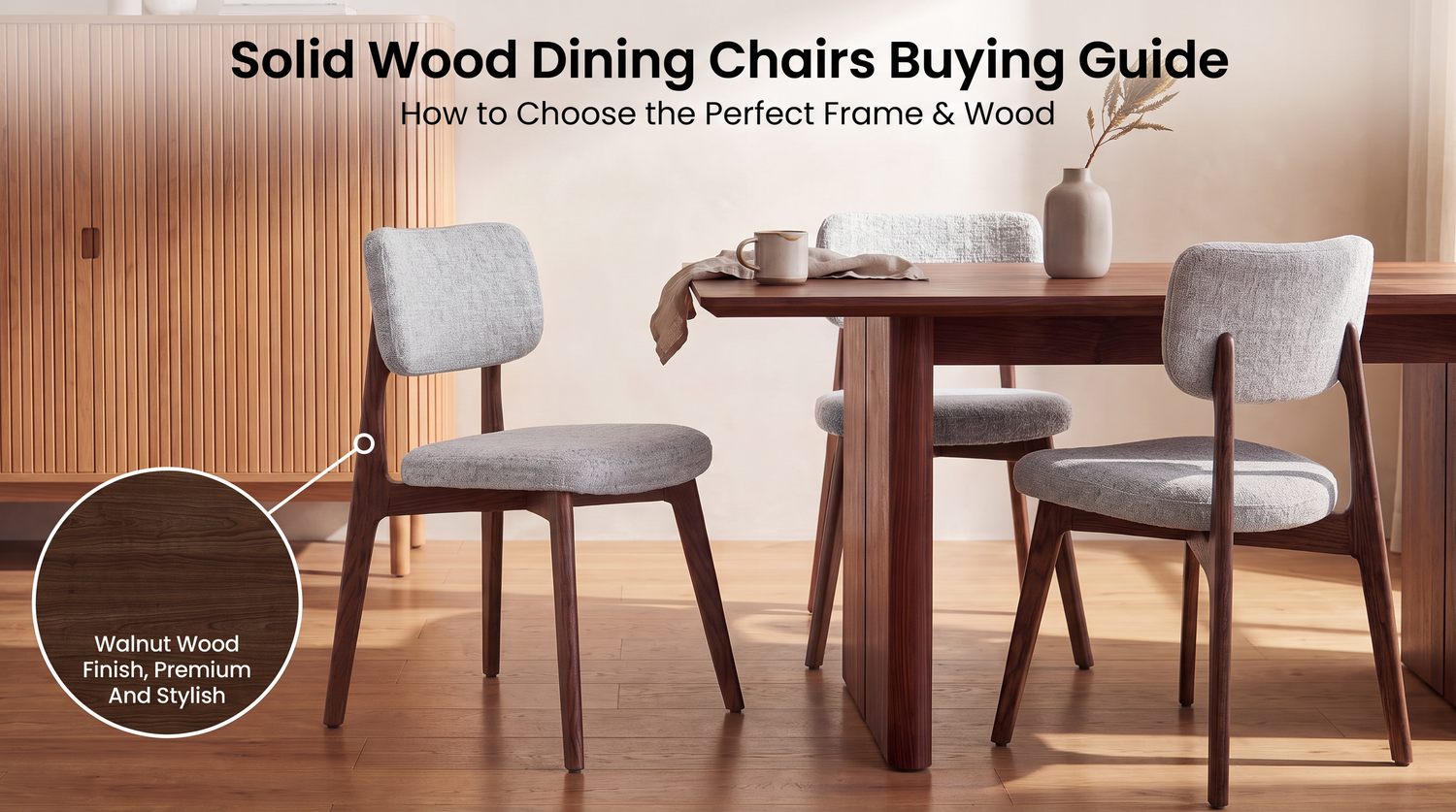 Solid Wood Dining Chairs: Quality, Species, and Craftsmanship