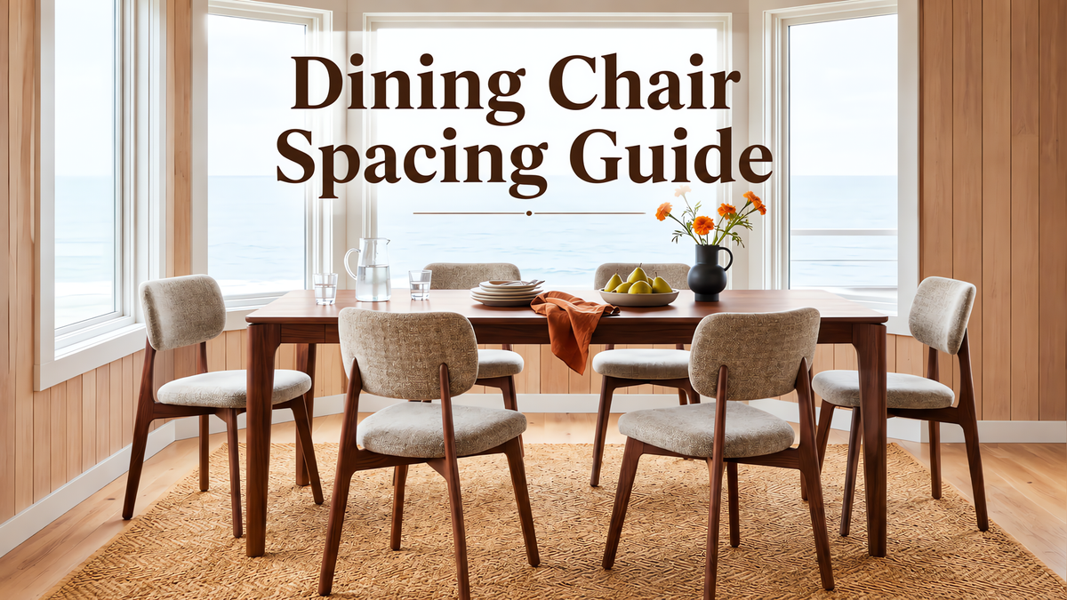 How Much Space Between Dining Chairs Do You Need for Comfortable Seating?