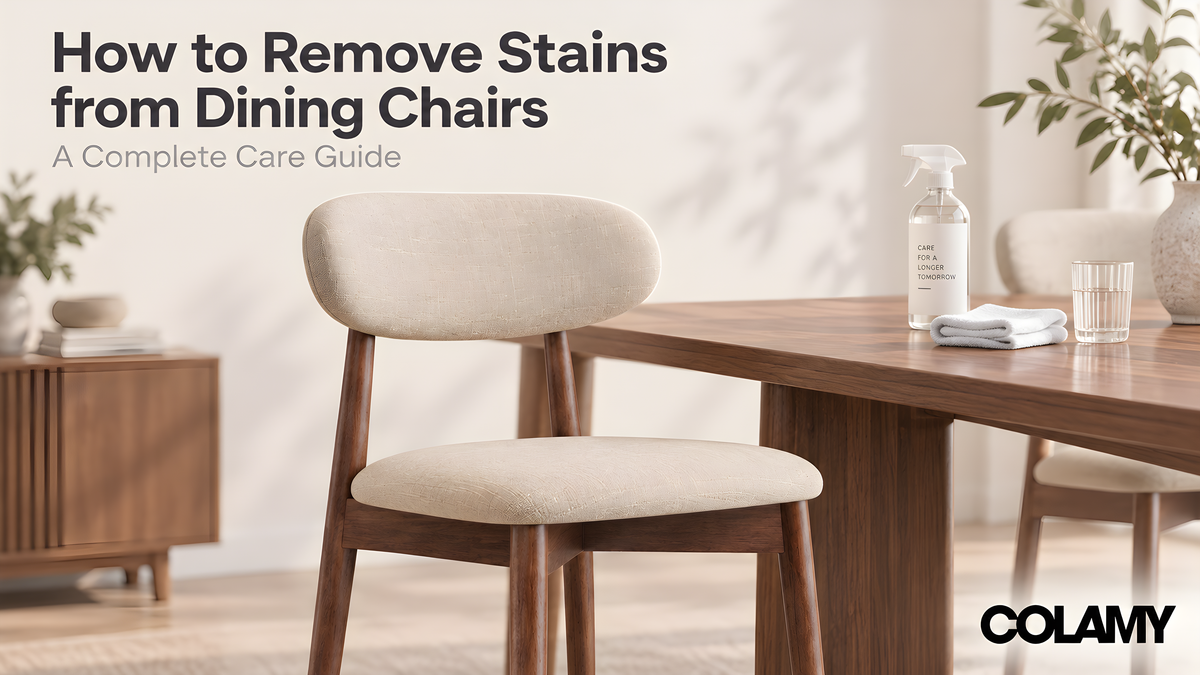 How to Remove Stains from Dining Chairs: Wine, Grease, Coffee & Pet Stains