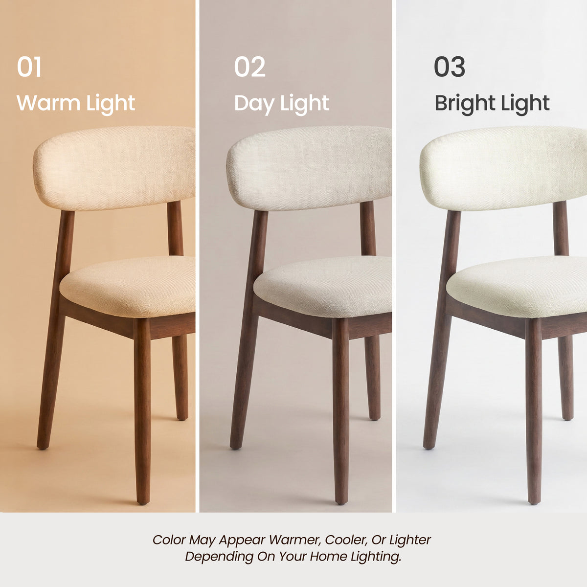 COLAMY NOYA Mid-Century Modern Dining Chair