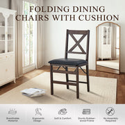 COLAMY Folding Chair Folding Dining Chair Model. 6C06