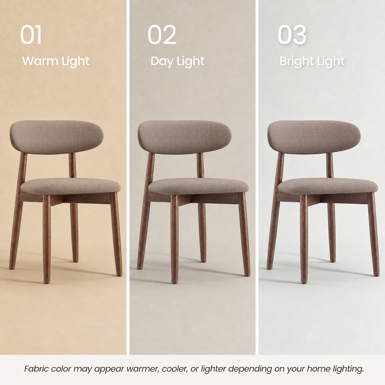 COLAMY NOYA Mid-Century Modern Dining Chair