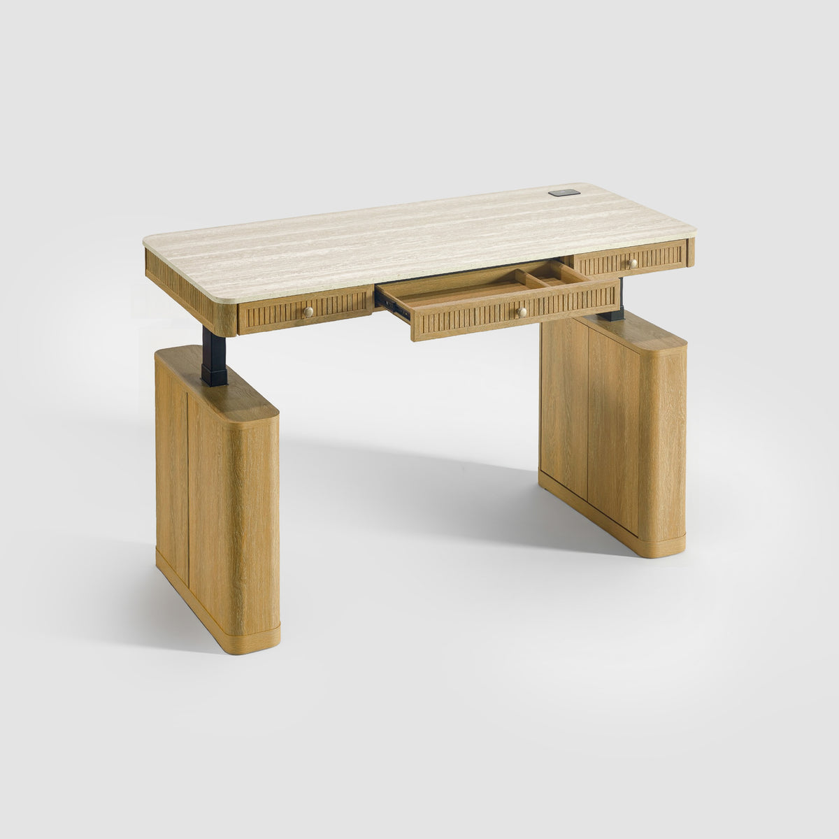 COLAMY VERSE Electric Standing Desk with Storage