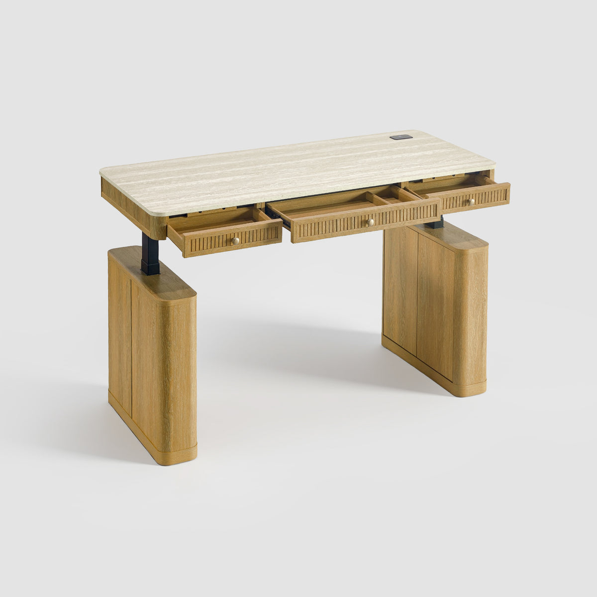 COLAMY VERSE Electric Standing Desk with Storage