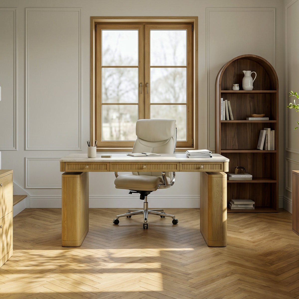 COLAMY VERSE Electric Standing Desk with Storage