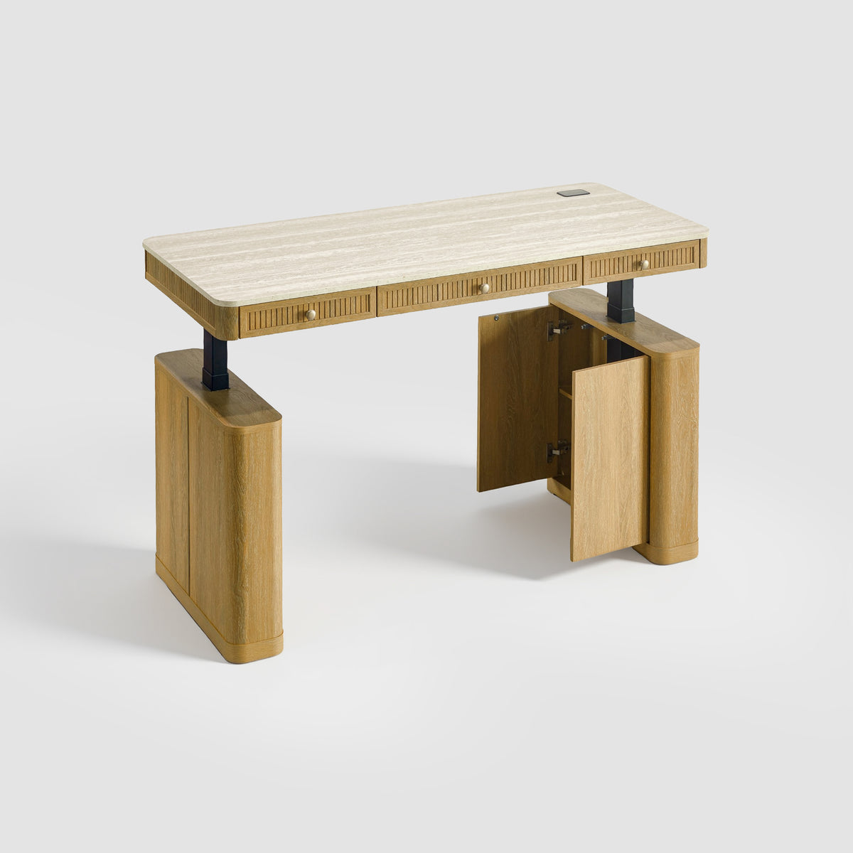 COLAMY VERSE Electric Standing Desk with Storage