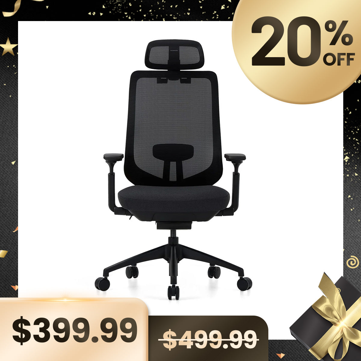 COLAMY ATLAS-01 Executive Ergonomic Office Chair