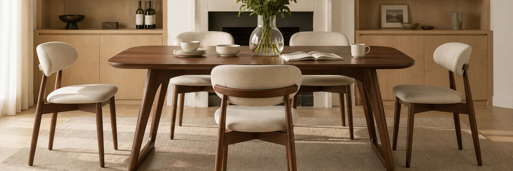 COLAMY NOYA Mid-Century Modern Dining Chair